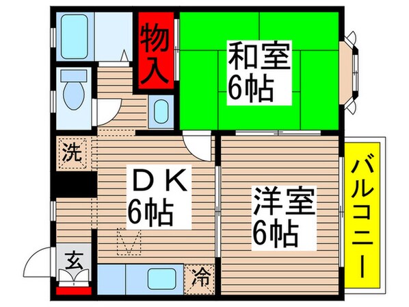 サンハイムさくらの物件間取画像